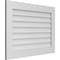 Ekena Millwork Vertical Surface Mount PVC Gable Vent: Non-Functional, w/3-1/2"W x 1"H, Standard Frame, 36"W x 26"H GVPVE36X2601SN - alternate 5